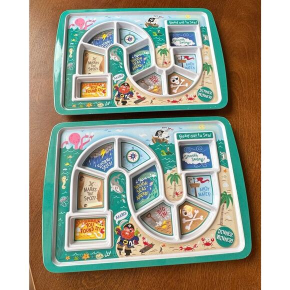 Fred's Dinner Winner Kids Meal Food Trays Pirate - Picture 11 of 13